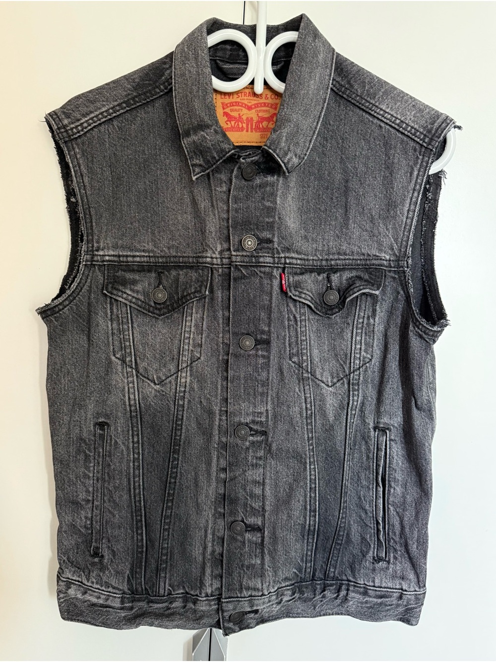 Levi’s Denim Vest - Men’s Small (Black Stone Wash)